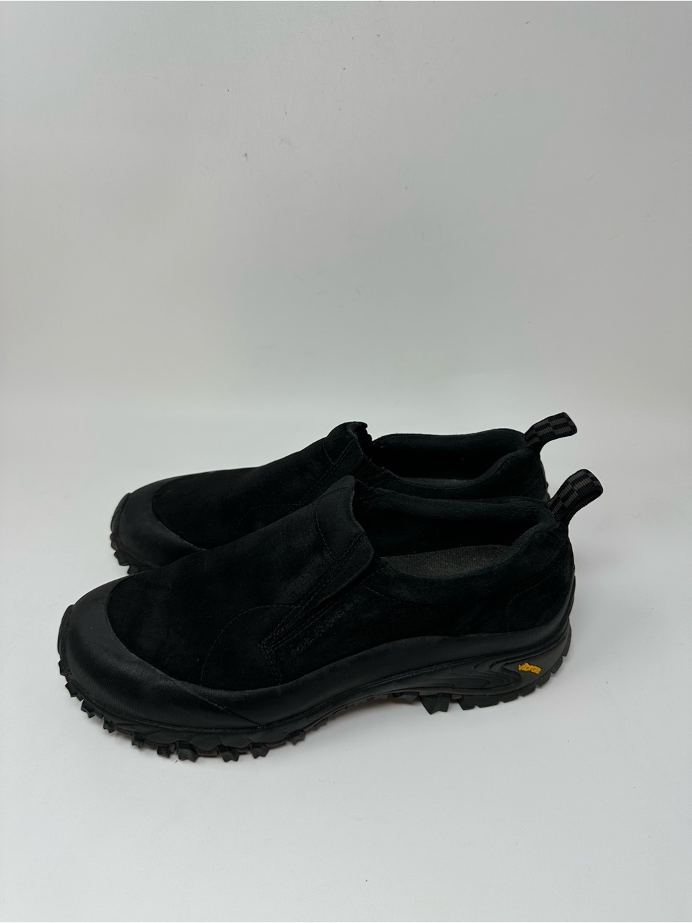 Merrell Shiver Moc Black Suede Men's Size 11 Slip On Loafers 86107 Shoes